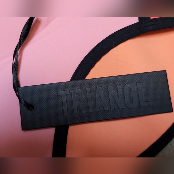 NWT Triangl Swimwear Vibrant Pink and Orange Bikini - Size S/XS - Picture 8 of 9